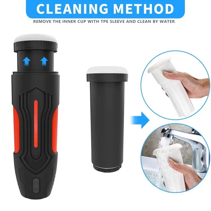 USB Charging Deep Throat 5 Suction 7 Vibration Male Masturbator 5 USB Charging Deep Throat 5 Suction 7 Vibration Male Masturbator 5