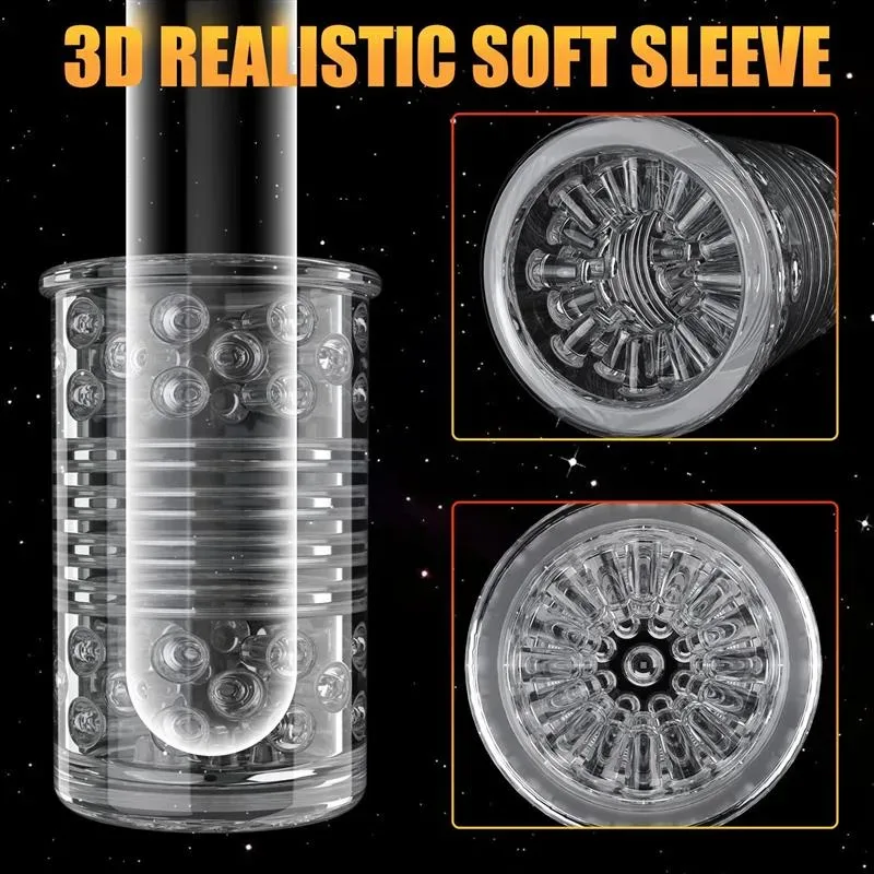 7 Thrusting Rotating Masturbator Rechargeable Pleasure Cup for Men 3 7 Thrusting Rotating Masturbator Rechargeable Pleasure Cup for Men 3