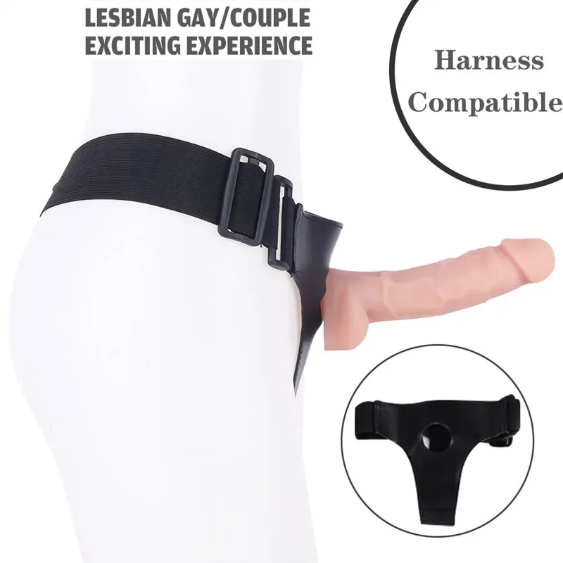 7.5 IN Small Strap On PVC Dildo Harness Set 3 7.5 IN Small Strap On PVC Dildo Harness Set 3