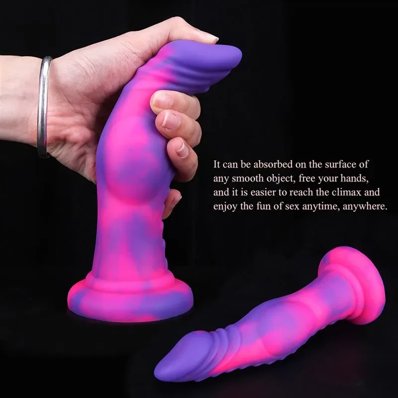 7.5 IN Purple Snake Dildo with Knot Unique Adult Toy 4 7.5 IN Purple Snake Dildo with Knot Unique Adult Toy 4