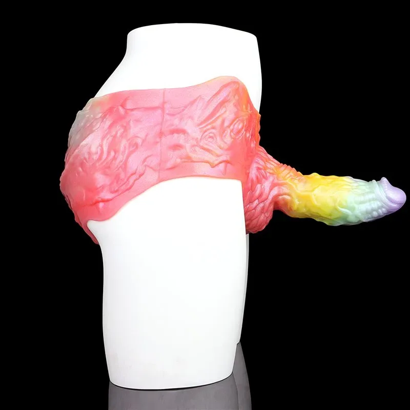 Wearable Fantasy Hollow Penis Pant Soft Dragon Cock Extender 7 Wearable Fantasy Hollow Penis Pant Soft Dragon Cock Extender 7