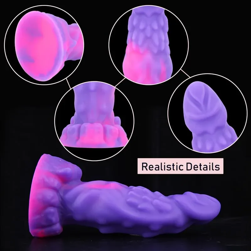 6 IN Small Purple Snake Dildo for Beginner 3 6 IN Small Purple Snake Dildo for Beginner 3