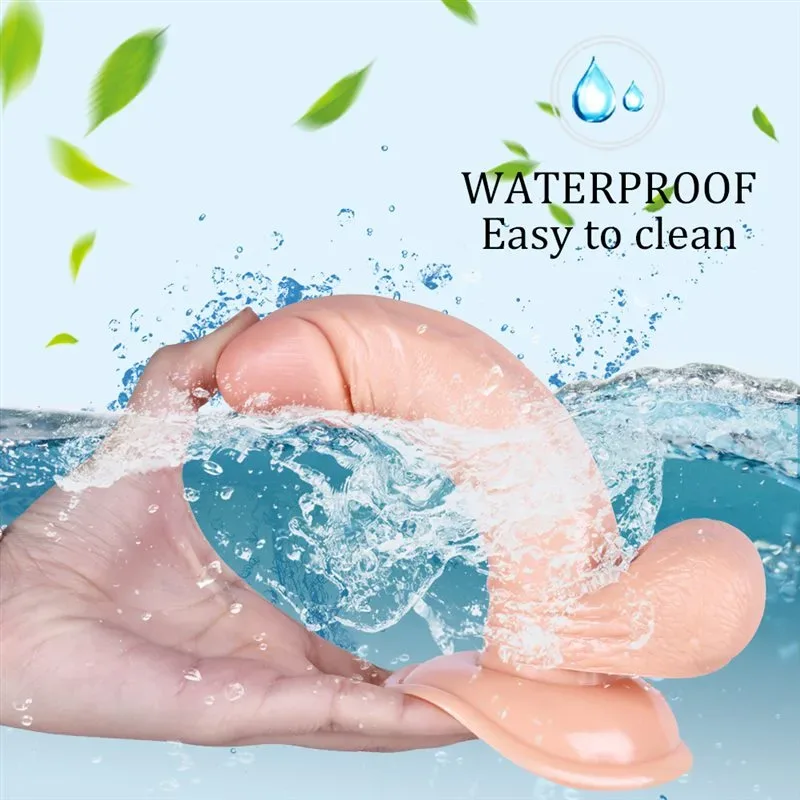 6.5 IN Small Pronounced Head PVC Dildo for Beginner 6 6.5 IN Small Pronounced Head PVC Dildo for Beginner 6