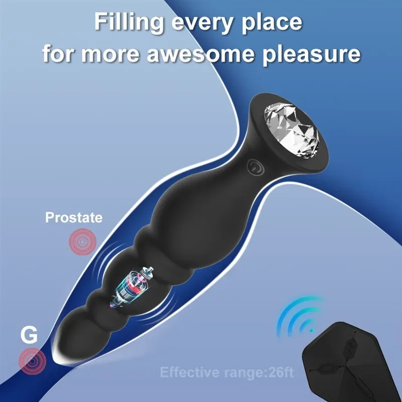 Remote-Controlled Anal Plug Set (Only the Largest Size Vibrates) 3 Remote-Controlled Anal Plug Set (Only the Largest Size Vibrates) 3