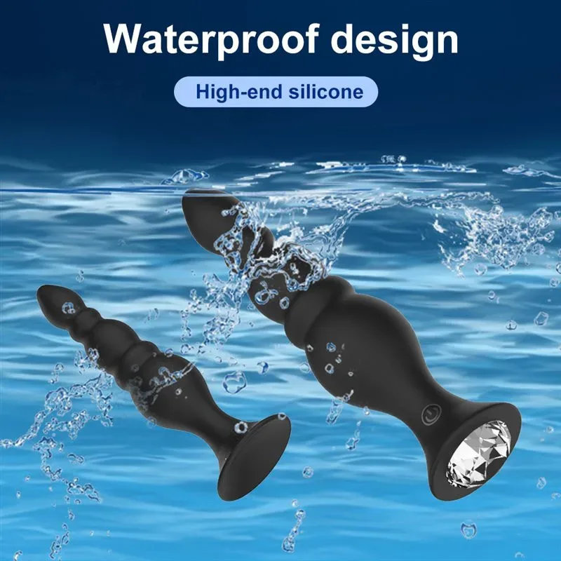 Remote-Controlled Anal Plug Set (Only the Largest Size Vibrates) 7 Remote-Controlled Anal Plug Set (Only the Largest Size Vibrates) 7