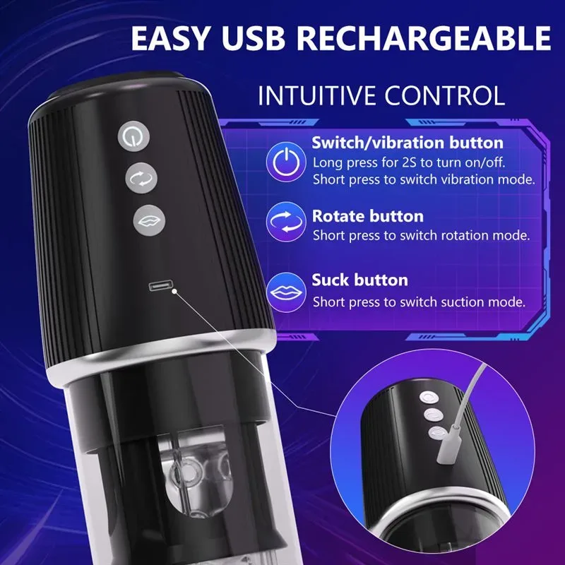 3D Realistic Texture Rotating Sucking Male Deep Throat Masturbator 5 3D Realistic Texture Rotating Sucking Male Deep Throat Masturbator 5