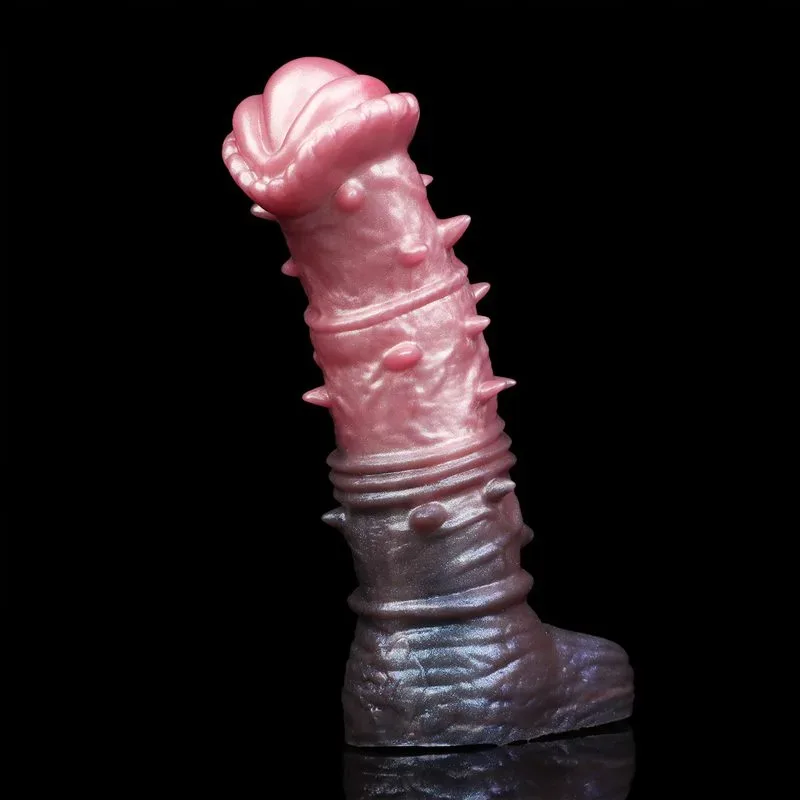 7.5 Inch Barbed Horse Cock Sleeve Fantasy Silicone Penis Extension 9 7.5 Inch Barbed Horse Cock Sleeve Fantasy Silicone Penis Extension 9
