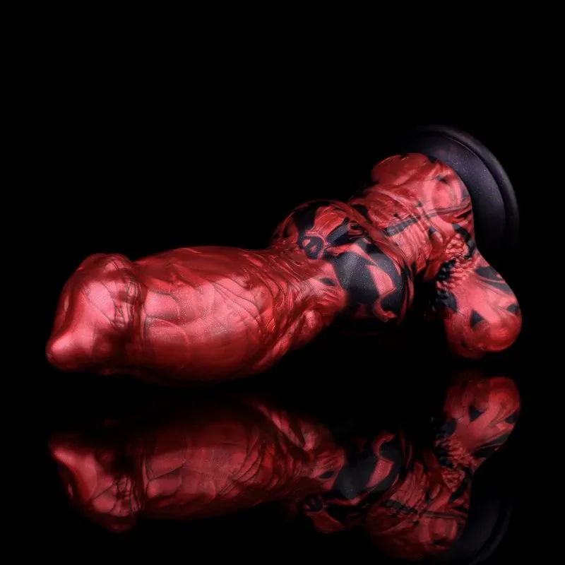 8.5 Inch Dog Dildo with Thick Knot Suction Cup Canine Sex Toy 10 8.5 Inch Dog Dildo with Thick Knot Suction Cup Canine Sex Toy 10