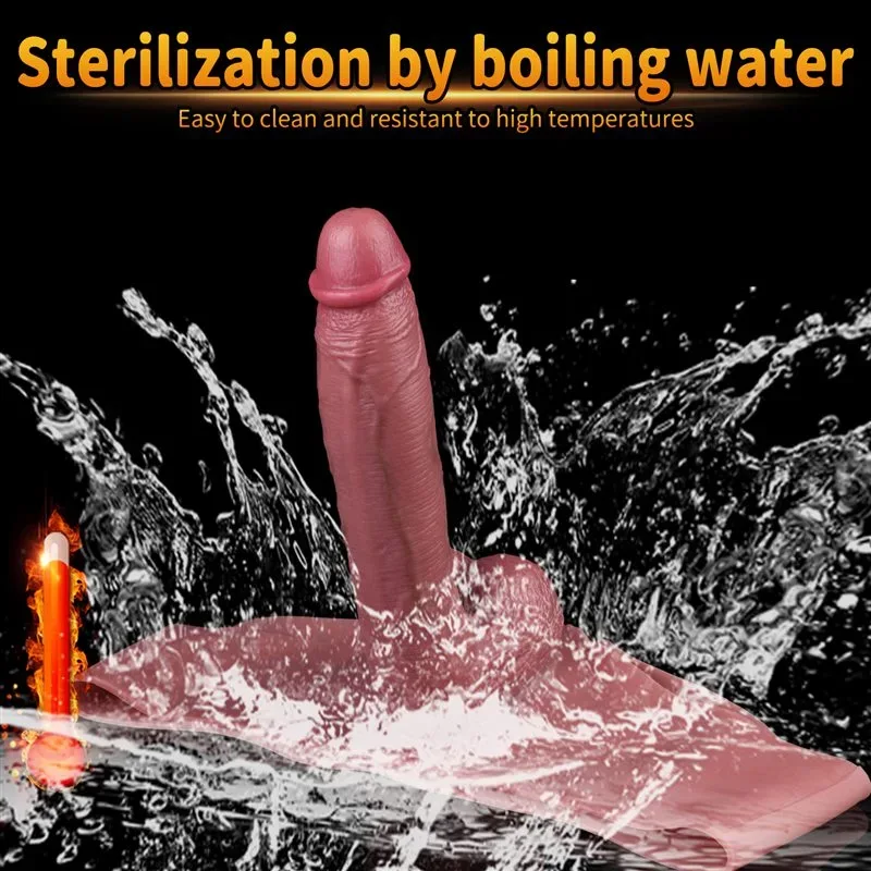 Wearable Real Feeling Silicone Hollow Penis Pant Big Cock Sheath 6 Wearable Real Feeling Silicone Hollow Penis Pant Big Cock Sheath 6