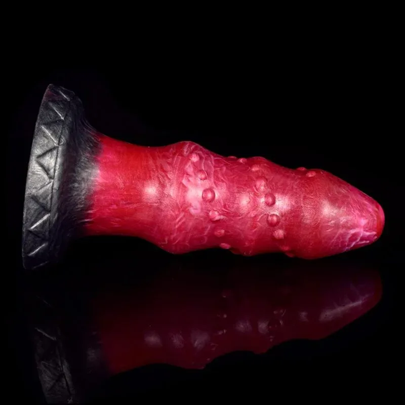 7 Inch Liquid Silicone Beaded Anal Dildo Butt Plug 3 7 Inch Liquid Silicone Beaded Anal Dildo Butt Plug 3