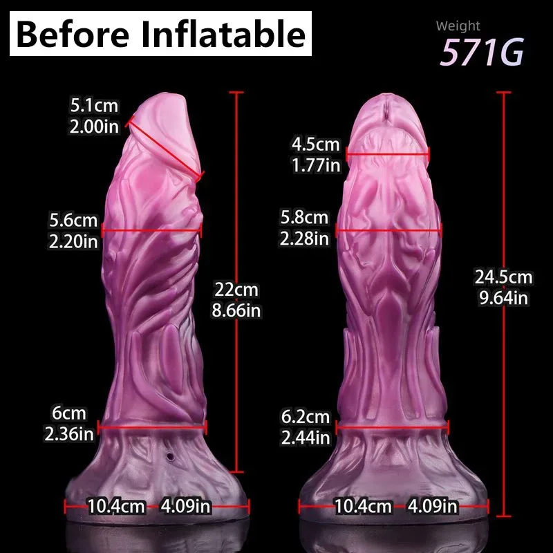 9.5 Inch Big Fantasy Inflatable Exotic Anal Dildo Plug 1 9.5 Inch Big Fantasy Inflatable Exotic Anal Dildo Plug 1