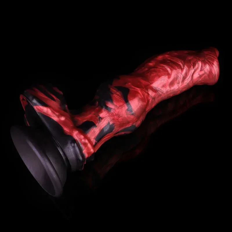 8.2 Inch Silicone Dog Knot Dildo Realistic Animal Penis Toy 11 8.2 Inch Silicone Dog Knot Dildo Realistic Animal Penis Toy 11