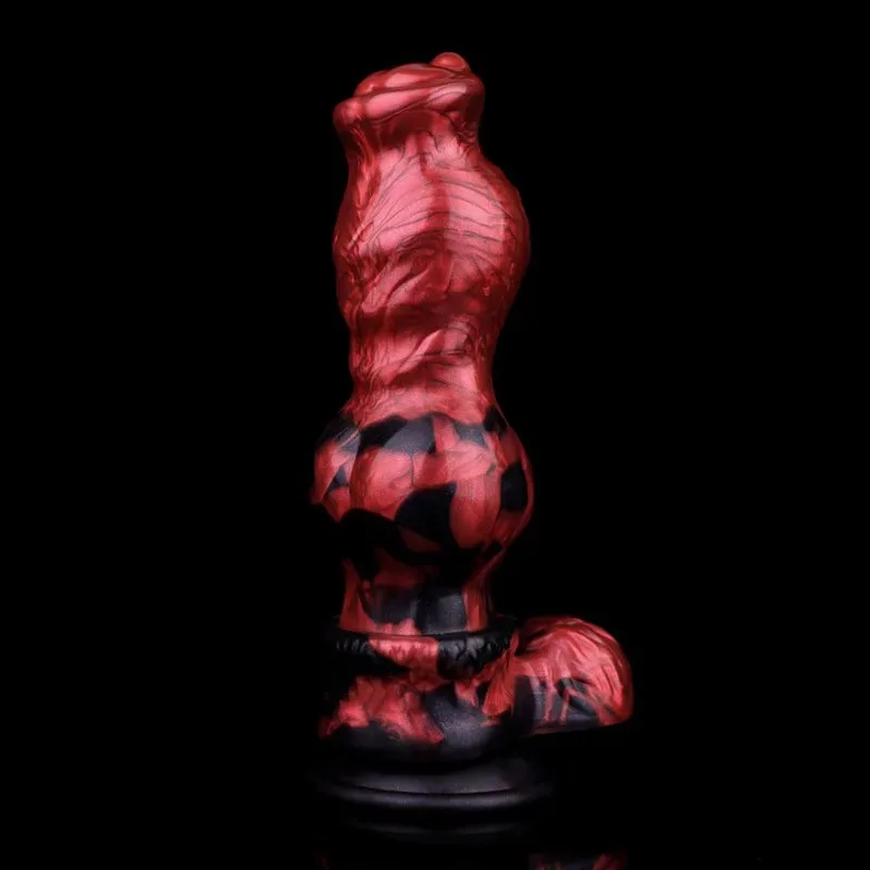 9.2 Inch Huge Double Knots Dog Dildo Silicone Wolf Animal Penis 9 9.2 Inch Huge Double Knots Dog Dildo Silicone Wolf Animal Penis 9
