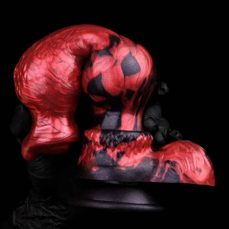 9.2 Inch Huge Double Knots Dog Dildo Silicone Wolf Animal Penis 6 9.2 Inch Huge Double Knots Dog Dildo Silicone Wolf Animal Penis 6