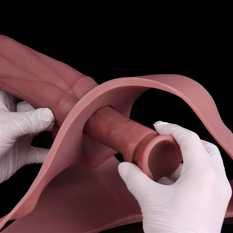 Wearable Lifelike Hollow Penis Pant Silicone Thick Cock Sleeve 13 Wearable Lifelike Hollow Penis Pant Silicone Thick Cock Sleeve 13