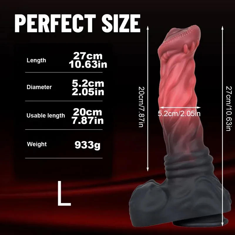 7.5/9/10.5/12.5 Inch Premium Silicone Horse Equine Dildo Toy 4 7.5/9/10.5/12.5 Inch Premium Silicone Horse Equine Dildo Toy 4