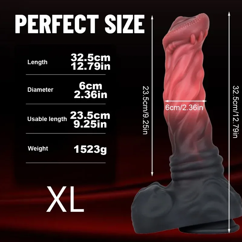 7.5/9/10.5/12.5 Inch Premium Silicone Horse Equine Dildo Toy 5 7.5/9/10.5/12.5 Inch Premium Silicone Horse Equine Dildo Toy 5