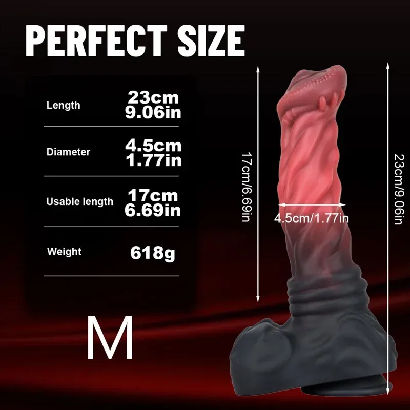 7.5/9/10.5/12.5 Inch Premium Silicone Horse Equine Dildo Toy 3 7.5/9/10.5/12.5 Inch Premium Silicone Horse Equine Dildo Toy 3