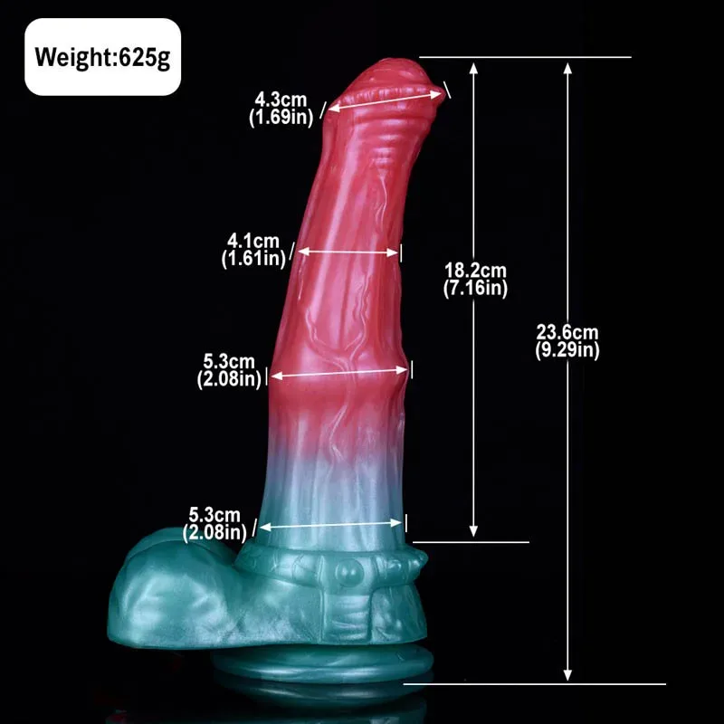 9 Inch Big Soft Horse Cock Dildo with Balls 1 9 Inch Big Soft Horse Cock Dildo with Balls 1