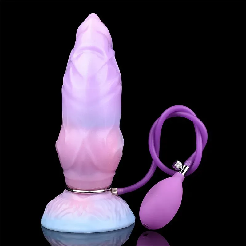 9.5 Inch Large Inflatable Wolf Knot Butt Plug Fantasy Anal Toy 4 9.5 Inch Large Inflatable Wolf Knot Butt Plug Fantasy Anal Toy 4