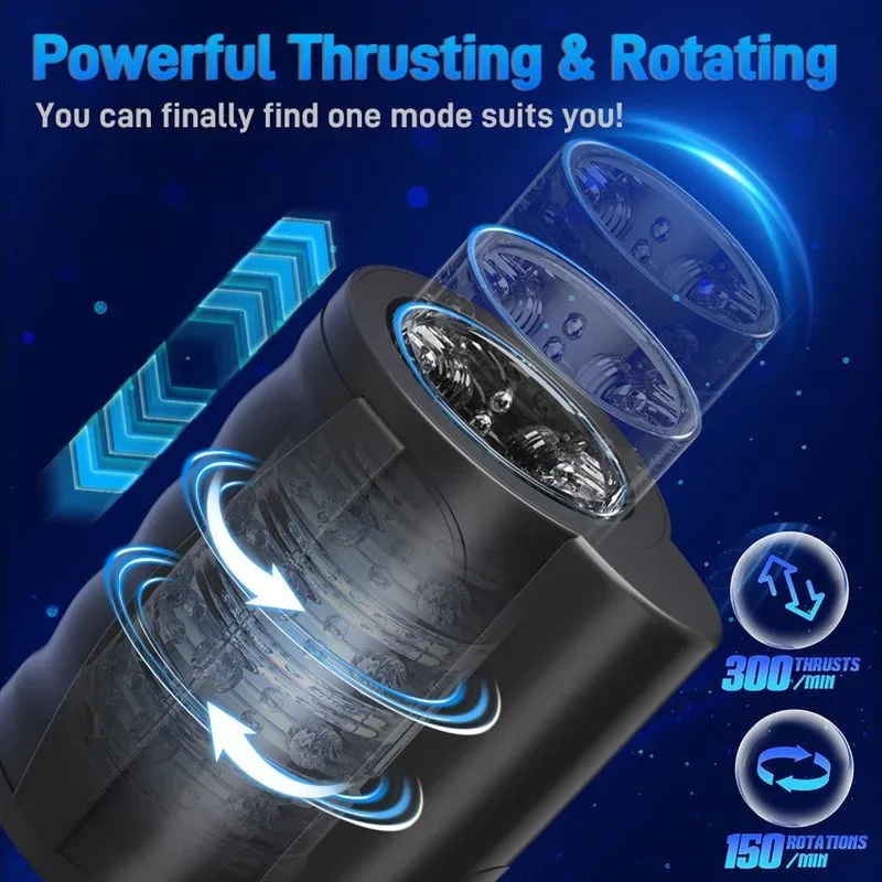 Powerful Thrusting Rotating Male Masturbation Toy 1 Powerful Thrusting Rotating Male Masturbation Toy 1