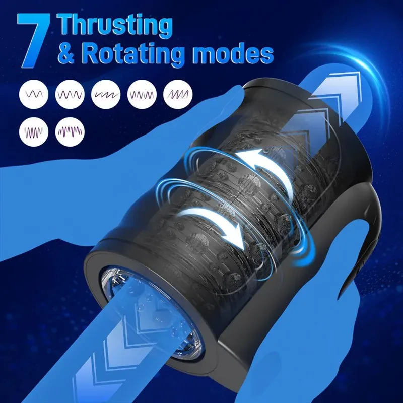 Powerful Thrusting Rotating Male Masturbation Toy 2 Powerful Thrusting Rotating Male Masturbation Toy 2