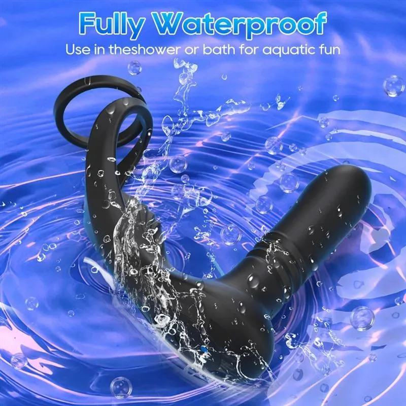 10 Thrusting and Vibration Prostate Massager Anal Vibrator 6 10 Thrusting and Vibration Prostate Massager Anal Vibrator 6