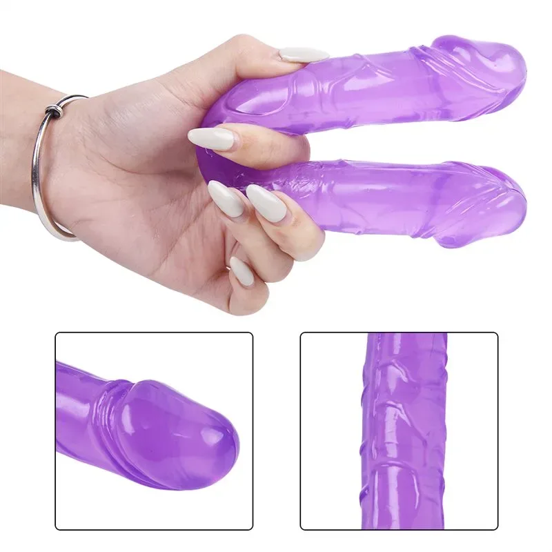 9 Inch Small PVC Double Ended Dildo 3 9 Inch Small PVC Double Ended Dildo 3