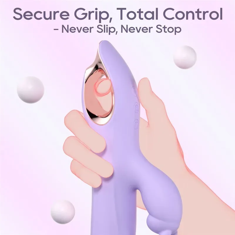Purple Dual Motor Vibration G-Spot Rabbit Dildo Vibrator 4 Purple Dual Motor Vibration G-Spot Rabbit Dildo Vibrator 4