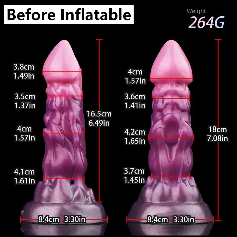 7 Inch Small Mushroom Head Inflatable Anal Dildo Plug 1 7 Inch Small Mushroom Head Inflatable Anal Dildo Plug 1