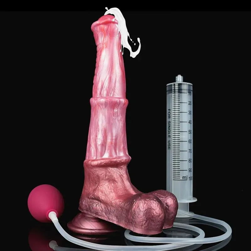 9.5 Inch Ejaculating Horse Dildo Squirting Animal Penis 3 9.5 Inch Ejaculating Horse Dildo Squirting Animal Penis 3