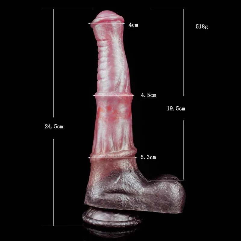 9.5 Inch Ejaculating Horse Dildo Squirting Animal Penis 1 9.5 Inch Ejaculating Horse Dildo Squirting Animal Penis 1