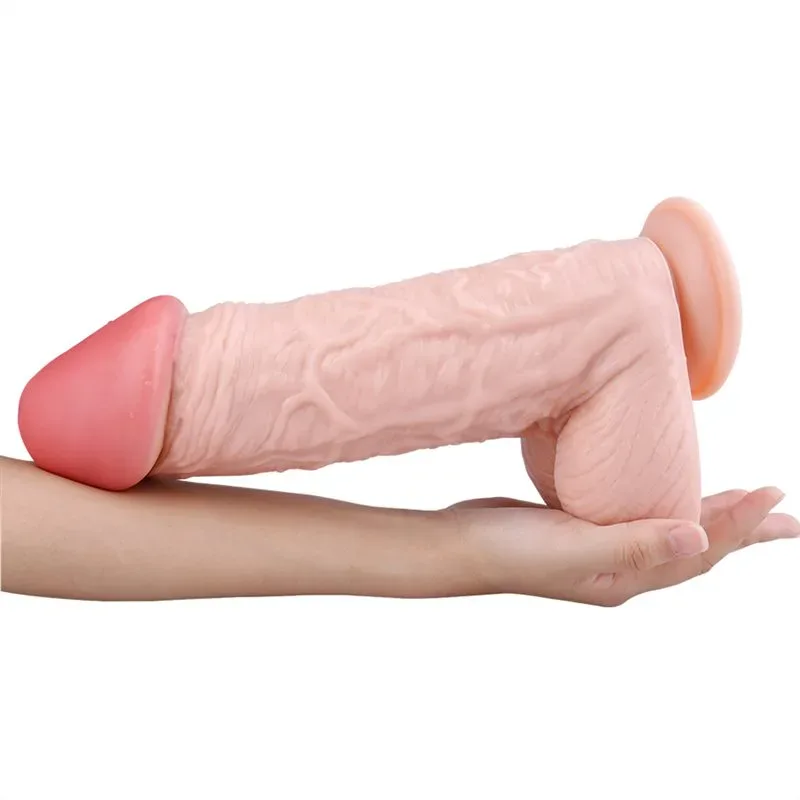 11 IN Big Head PVC Dildo with Powerful Suction Cup 4 11 IN Big Head PVC Dildo with Powerful Suction Cup 4