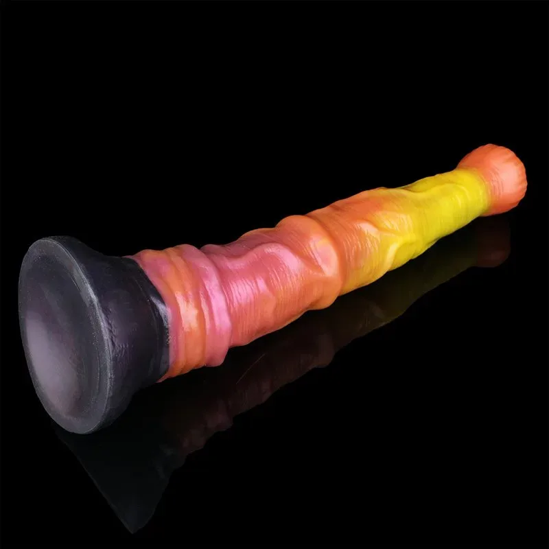 10.8/13.8/17.4 Inch Large Lifelike Dual Layer Silicone Horse Stallion Dildo 12 10.8/13.8/17.4 Inch Large Lifelike Dual Layer Silicone Horse Stallion Dildo 12
