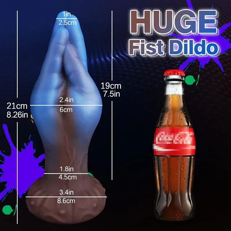 8 Inch Fist Dildo Suction Cup Soft Silicone Thick Butt Plug 1 8 Inch Fist Dildo Suction Cup Soft Silicone Thick Butt Plug 1