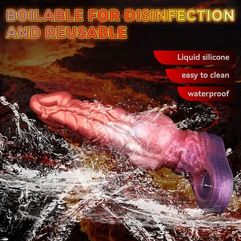 6.8/8.1/9.8 Inch Fantasy Dragon Cock Sleeve Soft Silicone Penis Sheath 6 6.8/8.1/9.8 Inch Fantasy Dragon Cock Sleeve Soft Silicone Penis Sheath 6