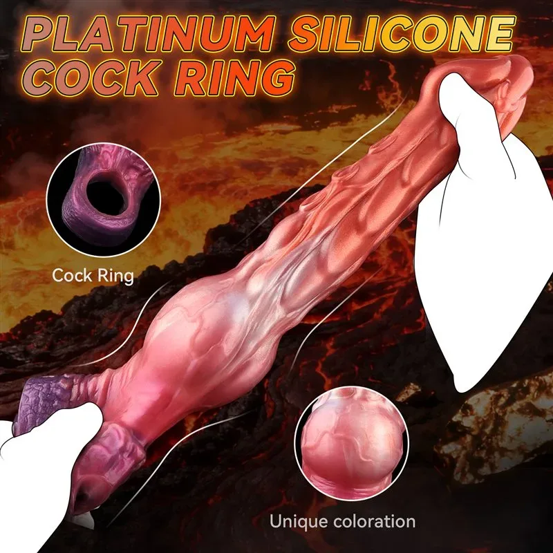 6.8/8.1/9.8 Inch Fantasy Dragon Cock Sleeve Soft Silicone Penis Sheath 4 6.8/8.1/9.8 Inch Fantasy Dragon Cock Sleeve Soft Silicone Penis Sheath 4