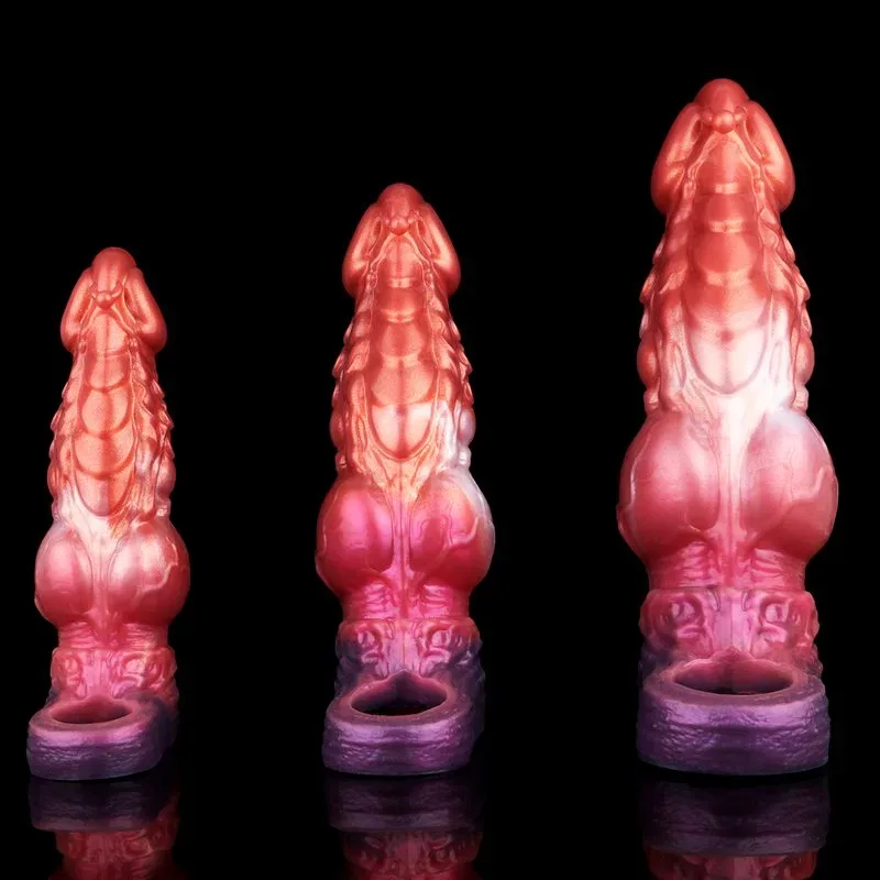 6.8/8.1/9.8 Inch Fantasy Dragon Cock Sleeve Soft Silicone Penis Sheath 8 6.8/8.1/9.8 Inch Fantasy Dragon Cock Sleeve Soft Silicone Penis Sheath 8