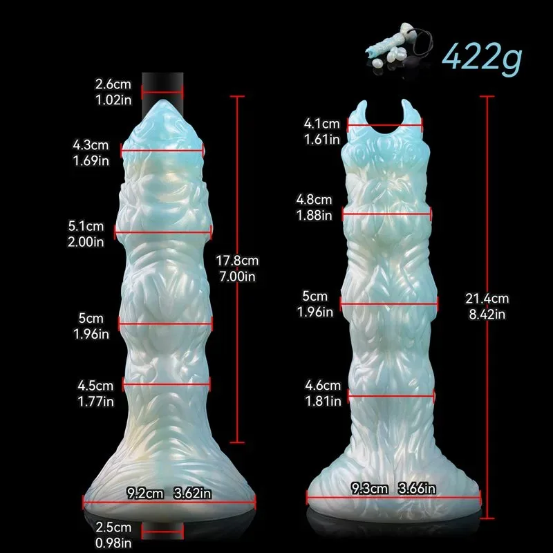 8.5 Inch Alien Egg-Laying Dildo Fantasy Silicone Ovipostior Women Toy 1 8.5 Inch Alien Egg-Laying Dildo Fantasy Silicone Ovipostior Women Toy 1