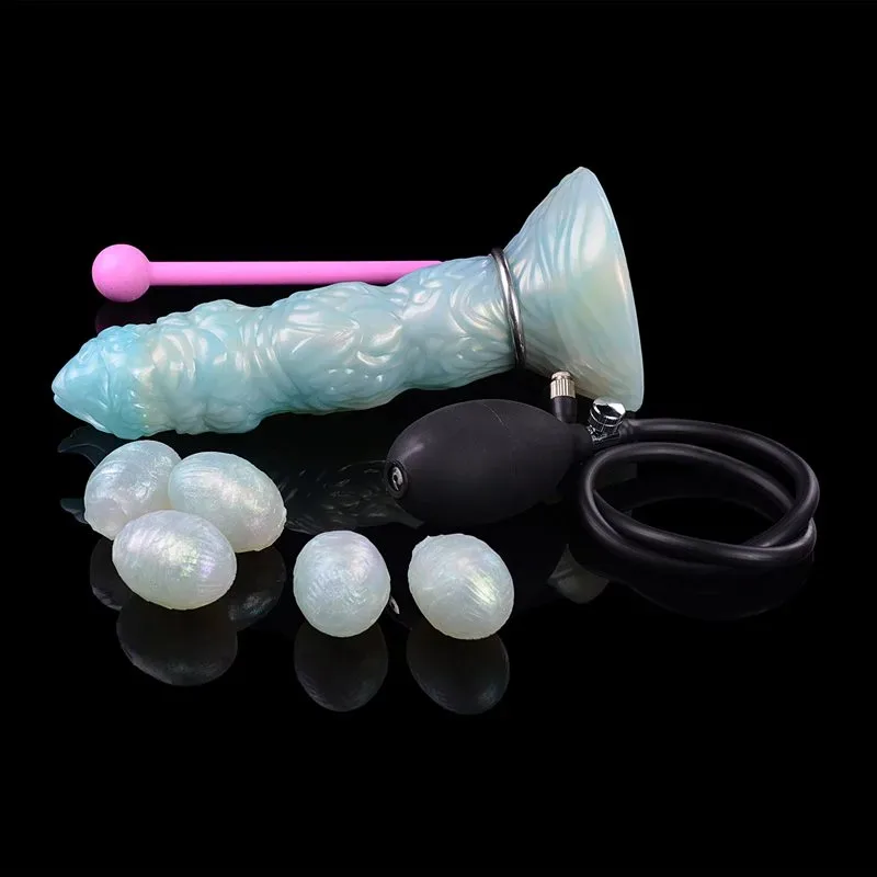 8.5 Inch Alien Egg-Laying Dildo Fantasy Silicone Ovipostior Women Toy 4 8.5 Inch Alien Egg-Laying Dildo Fantasy Silicone Ovipostior Women Toy 4