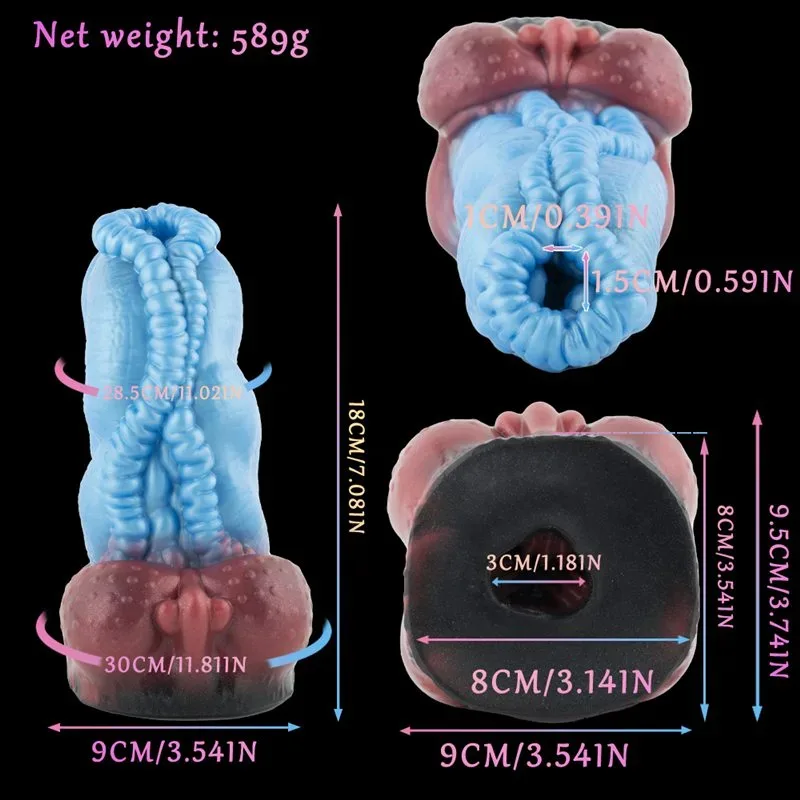 Monster Male Masturbator Soft Silicone Fantasy Sex Toy For Men 1 Monster Male Masturbator Soft Silicone Fantasy Sex Toy For Men 1