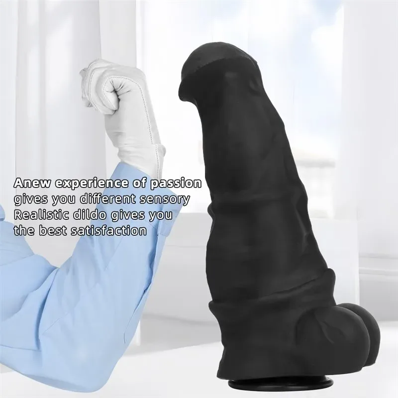 9.5/11/12/13/14 Inch Black Silicone Horse Dildo Huge Thickness Animal Penis 4 9.5/11/12/13/14 Inch Black Silicone Horse Dildo Huge Thickness Animal Penis 4