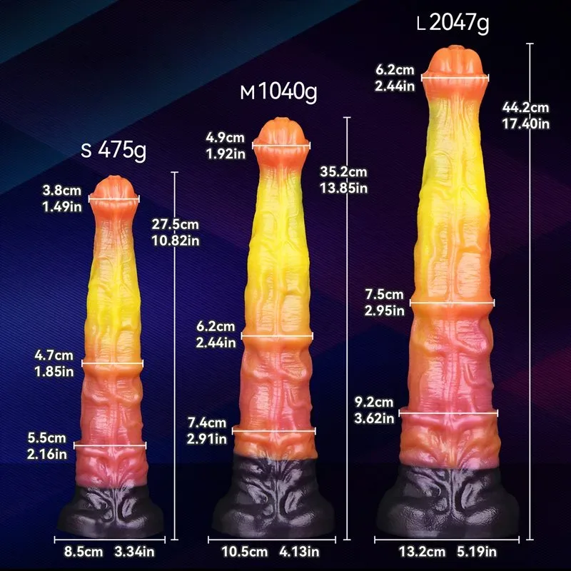 10.8/13.8/17.4 Inch Large Lifelike Dual Layer Silicone Horse Stallion Dildo 1 10.8/13.8/17.4 Inch Large Lifelike Dual Layer Silicone Horse Stallion Dildo 1