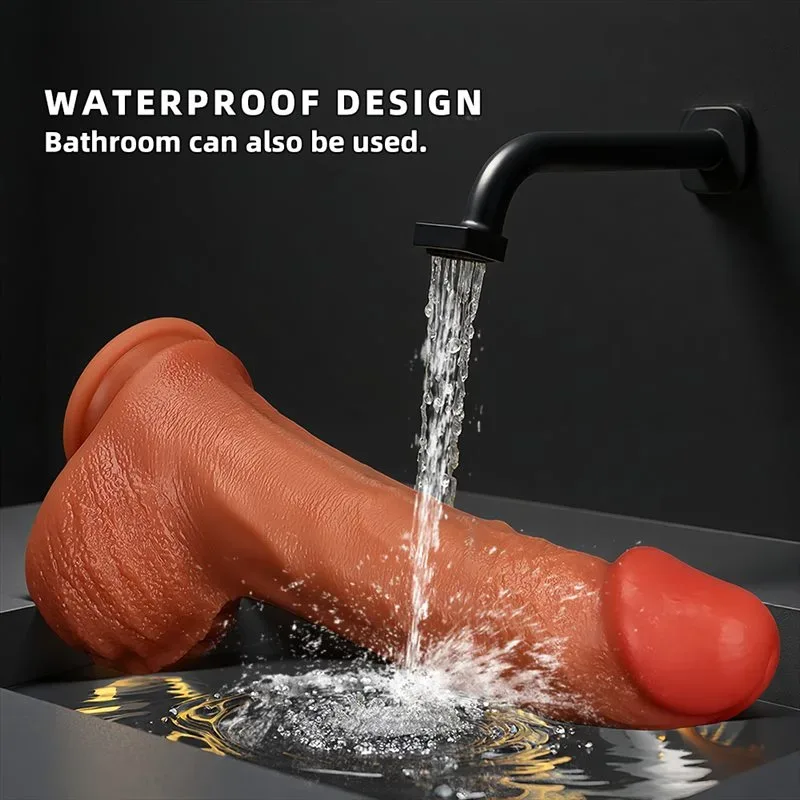 8.5/9.5/10/11 Various Sizes Super Soft Silicone Realistic Penis Dildo 7 8.5/9.5/10/11 Various Sizes Super Soft Silicone Realistic Penis Dildo 7