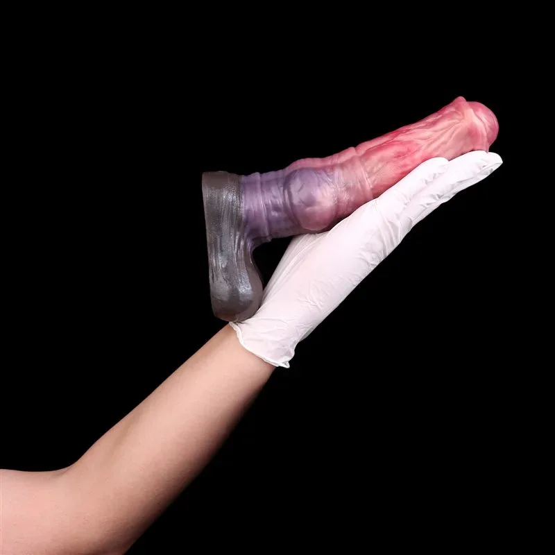 8.7/10.6/13.3 Inch Double Layer Silicone Fantasy Horse Knot Dildo 12 8.7/10.6/13.3 Inch Double Layer Silicone Fantasy Horse Knot Dildo 12