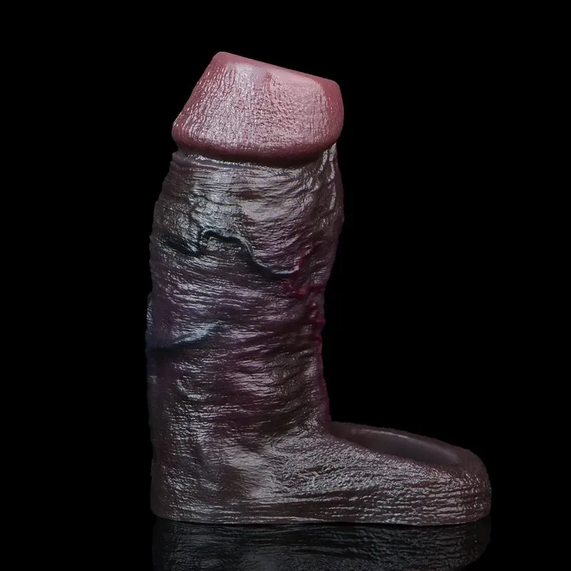 4/4.7/5.9 Inch Black Open Tip Soft Realistic Cock Sleeve 7 4/4.7/5.9 Inch Black Open Tip Soft Realistic Cock Sleeve 7