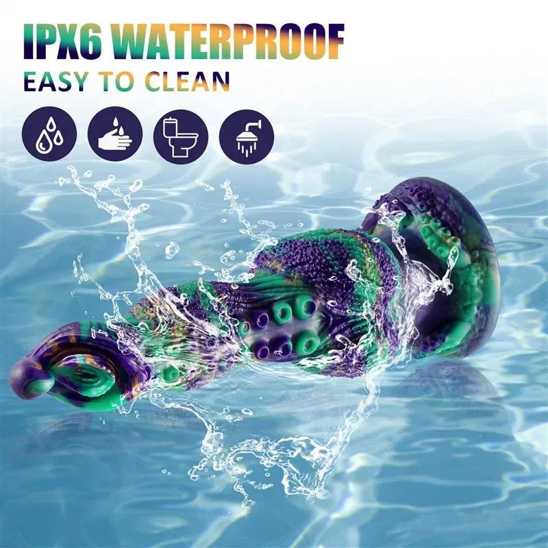 9.8 Inch Heated Thrusting Vibrating Tentacle Knot Dildo 6 9.8 Inch Heated Thrusting Vibrating Tentacle Knot Dildo 6