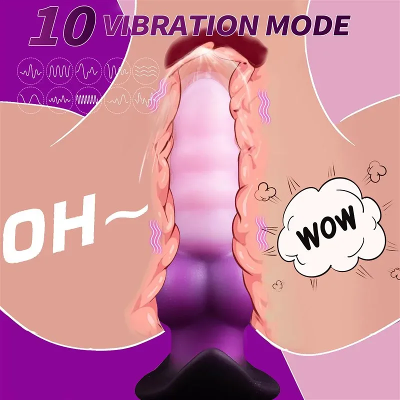 7 Inch Pink Vibrating Knot Anal Dildo Wearable Butt Plug 3 7 Inch Pink Vibrating Knot Anal Dildo Wearable Butt Plug 3