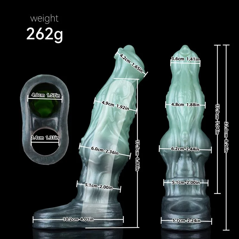 8.2 Inch Alien Knot Sleeve Silicone Fantasy Penis Cover 1 8.2 Inch Alien Knot Sleeve Silicone Fantasy Penis Cover 1