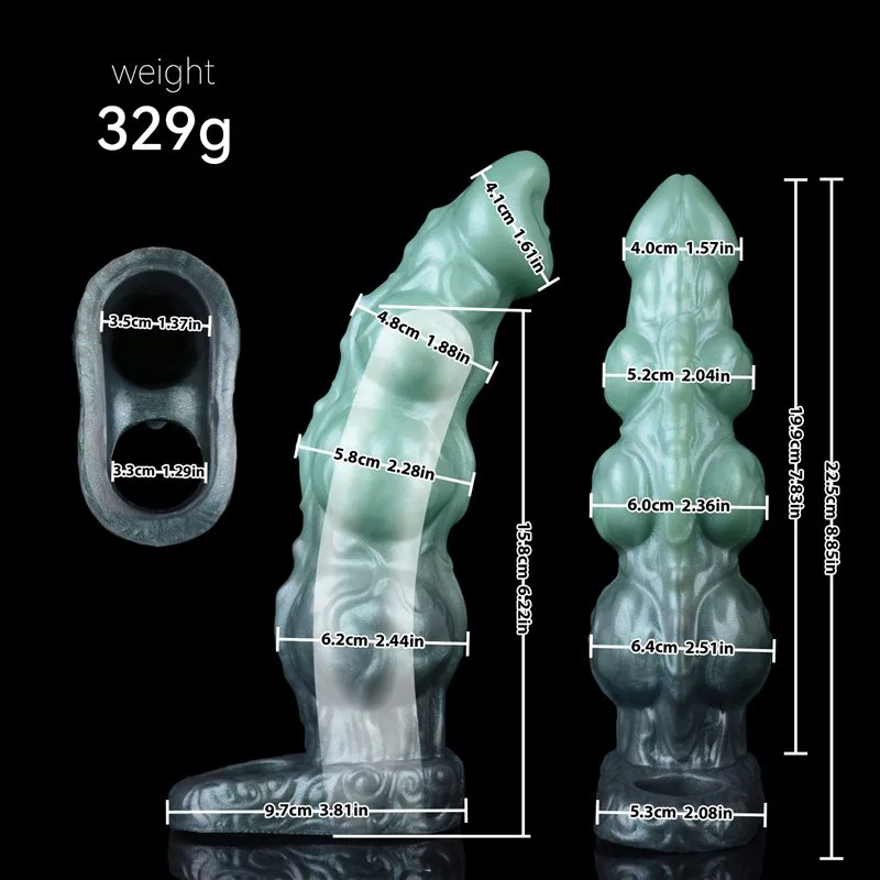 8.8 Inch Triple Knots Cock Sleeve Fantasy Penis Extension 1 8.8 Inch Triple Knots Cock Sleeve Fantasy Penis Extension 1